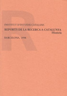 REPORTS DE LA RECERCA A CATALUNYA. HISTÒRIA / REPORT REDACTAT PER ALBERT BALCELL