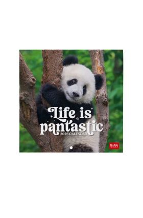 WALL CALENDAR - 2026 WALL CALENDAR - LIFE IS PANTASTIC - 18X18 - LEGAMI
