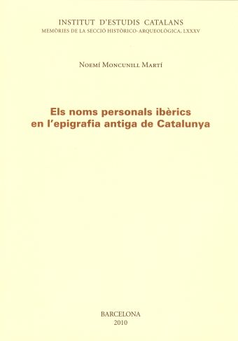 Els noms personals ibèrics en l'epigrafia antiga de Catalunya