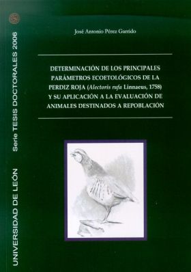 Determinación de los principales parámetros ecoetológicos de la perdiz roja (""A