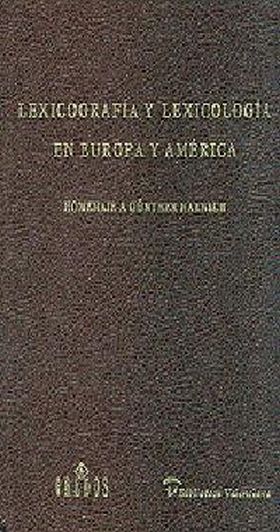 Lexicografia y lexicologia europa y amer