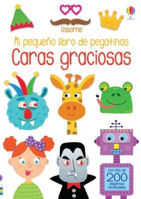CARAS GRACIOSAS MI PEQUEÑO LIBRO DE PEGA
