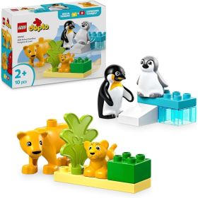 10442 FAMILIAS DE LA FAUNA SALVAJE: PINGÜINOS Y LEONES LEGO