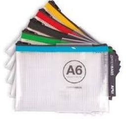 ZIPPER BAGS A6 COLORES SURTIDO