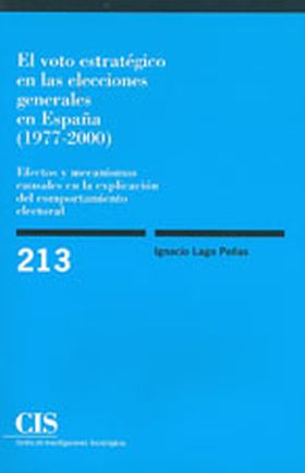 El voto estratégico en las elecciones generales en España (1977-2000)