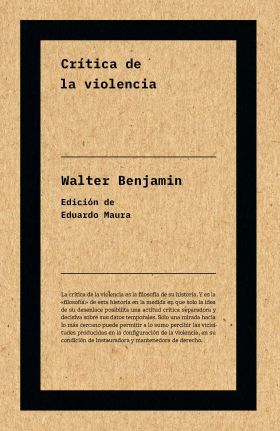 CRITICA DE LA VIOLENCIA