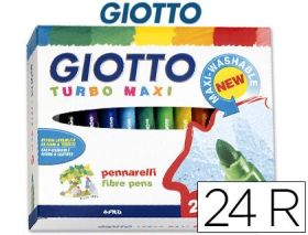 24 ROTULADORES GIOTTO TURBO MAXI