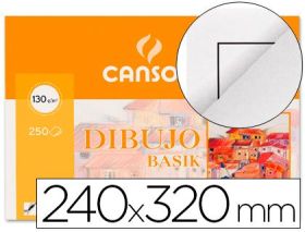 (10) LAMINAS A4+ DIBUJO BASIK CON RECUADRO 130 GRAMOS GUARRO - CANSON