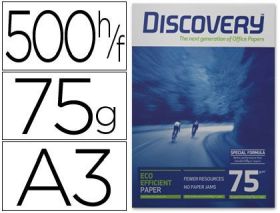 (500) PAPEL A3 DISCOVERY 75G