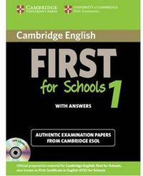 Cambridge English First for Schools 1 Self-study Pack (Student's Book with Answ