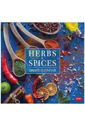 WALL CALENDAR - 2026 WALL CALENDAR - HERBS & SPICES - 30X29 - FOOD & LEGAMI