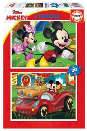 PUZZLE 2X20 MICKEY MOUSE FUN HOUSE EDUCA