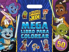 STAR WARS. LAS AVENTURAS DE LOS JOVENES JEDI. MEGALIBRO PARA COLOREAR