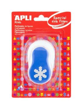 PERFORADORA FIGURAS EVA COPO NIEVE AZUL