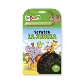 LUDUM COLOR MAGIC - LIBRETA SCRATCH - LA JUNGLA