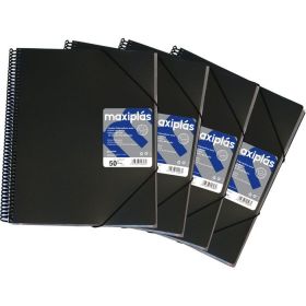CARPETA 60 FUNDAS MAXIPLAS NEGRA