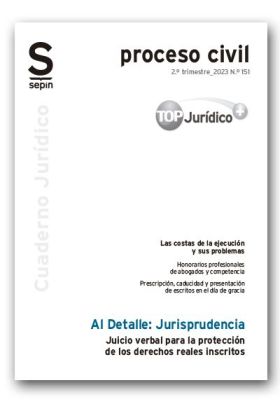Juicio verbal para la protección de los derechos reales inscritos