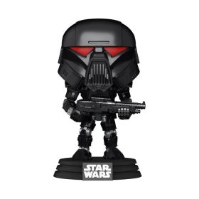 FIGURA FUNKO  POP STAR WARS: MANDALORIAN- DARK TROOPER (BATTLE)