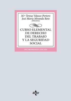 CURSO ELEMENTAL DE DERECHO DEL TRABAJO Y LA SEGURIDAD SOCIAL