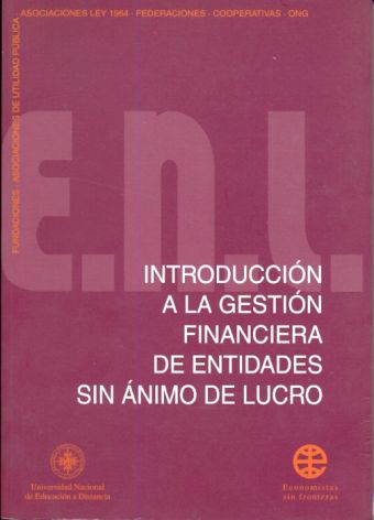 INTRODUCCIÓN A LA GESTIÓN FINANCIERA EN ENTIDADES SIN ÁNIMO DE LUCRO