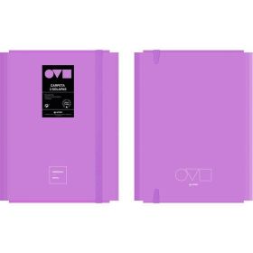 CARPETA 3 SOLAPAS UNEQ MINIMAL LAVANDA GRAFOPLAS
