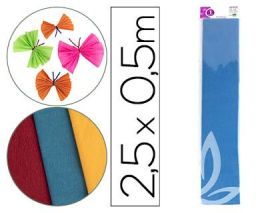 PAPEL CRESPON AZUL CLARO