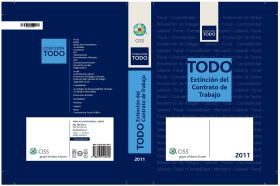 Todo extinción del contrato de trabajo 2011