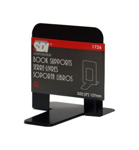 PAREJA DE SUJETA LIBROS SDI PEQUEÑO 127MM NEGROS SDI - OFFICE BOX