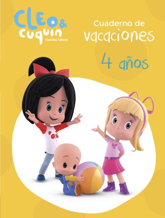 Cleo y Cuquín, Familia Telerín. Cuaderno de vacaciones - 4 años