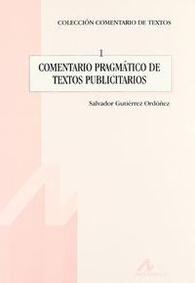 COMENTARIO PRAGMATICO DE TEXTOS PUBLICITARIOS