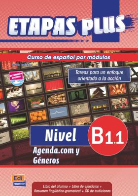 ETAPAS PLUS B1.1.  AGENDA.COM Y GÉNEROS - LIBRO DEL ALUMNO/EJERCICIOS + CD 