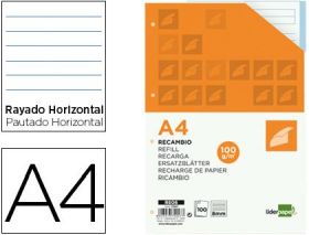 RECAMBIO 4 TALADROS LINEA HORIZONTAL 100GR C. SUR - LIDERPAPEL