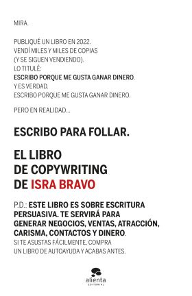 EL LIBRO DEL COPYWRITING