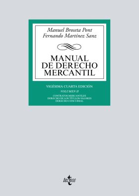 MANUAL DE DERECHO MERCANTIL. VOL 2