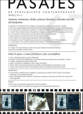 Memoria, testimonios, olvidos: prácticas literarias y culturales más allá del fr