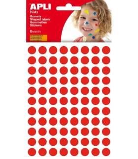 GOMETS ROJO PEQUEÑO 6 HOJAS