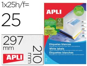 (25) ETIQUETAS A4 210,0X297,0 25H