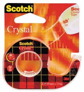 PORTAROLLO CELLO SCOTCH CRYSTAL 19X7.5 CON DISPENSADOR 3M - SCOTCH