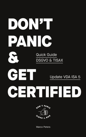 DON´T PANIC AND GET CERTIFIED