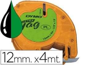 CINTA DYMO TAG VERDE