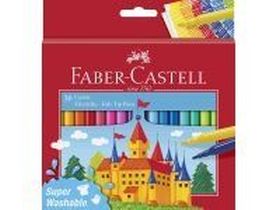 ESTUCHE 24 ROTULADORES FABER CAJA ROJA