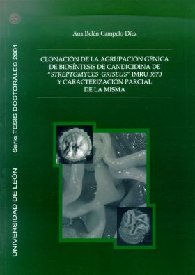 Clonación de la agrupación génica de biosíntesis de candicidina de ""Streptomyce
