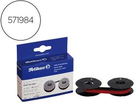 CINTA MAQUINA PELIKAN PARA OLIVETTI NYLON ROJO/NEGRO