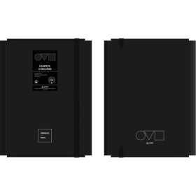 CARPETA 3 SOLAPAS UNEQ MINIMAL NEGRO GRAFOPLAS