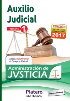 AUXILIO JUDICIAL TEMARIO 1 ED. 2017