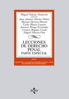 LECCIONES DE DERECHO PENAL. PARTE ESPECIAL