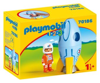 ASTRONAUT WITH ROCKET PLAYMOBIL