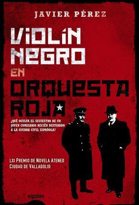 Violín negro en orquesta roja