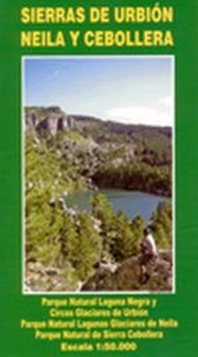 SIERRAS DE URBION NEILA Y CEBOLERA MAPA