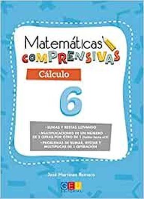 MATEMATICAS COMPRENSIVAS. CALCULO 6